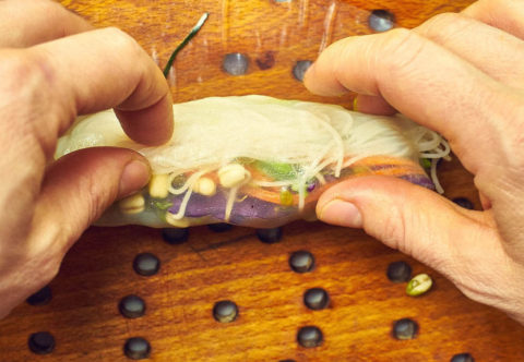 Pravé vietnamské závitky Gỏi cuốn