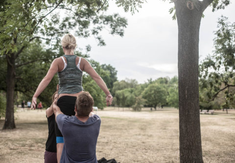 Jak jsme se učili acrojógu