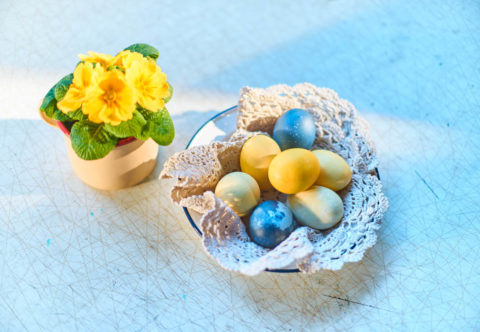 Přírodní barvení vajec verze 2016