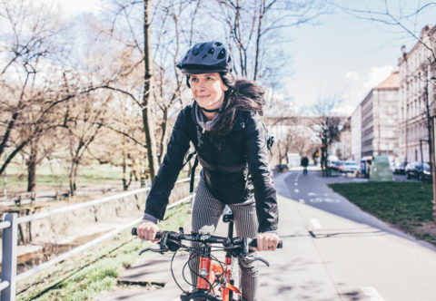 Na kole s Lindou Jablonskou a Davidem Krausem