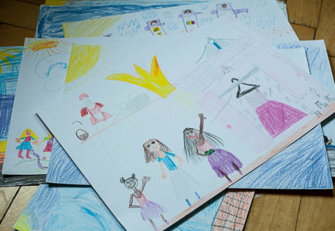 Děti kreslí vysněné prázdniny