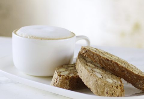 Oslava kávy: Svačinka s kávovými biscotti