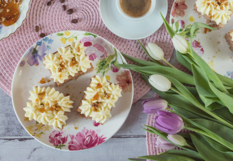 Dokonalý dezert: kávové řezy s krémem