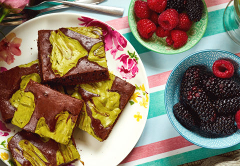 Hříšně dobré matcha brownies