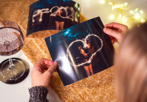 Prskavky na fotkách! Návod na originální vánoční přání