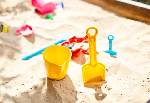 Jak jsem na zahradě postavil pískoviště pro děti