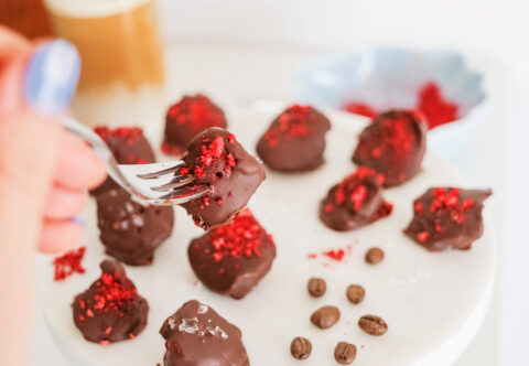 Zamilovala jsem se do kávových čokoládových lanýžů bez cukru