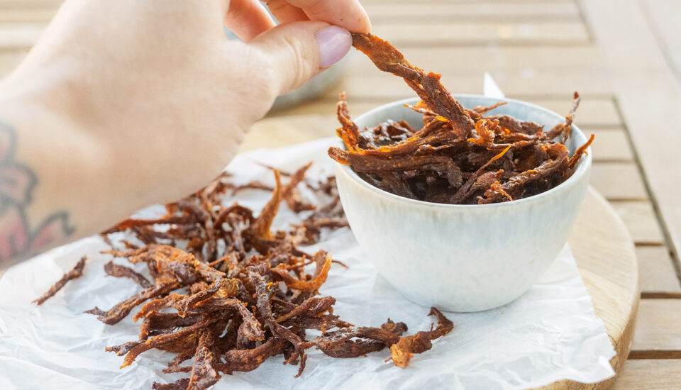 Test: Zkusila jsem připravit sušené „maso“ z hlívy. A vážně chutná jako pravé jerky!