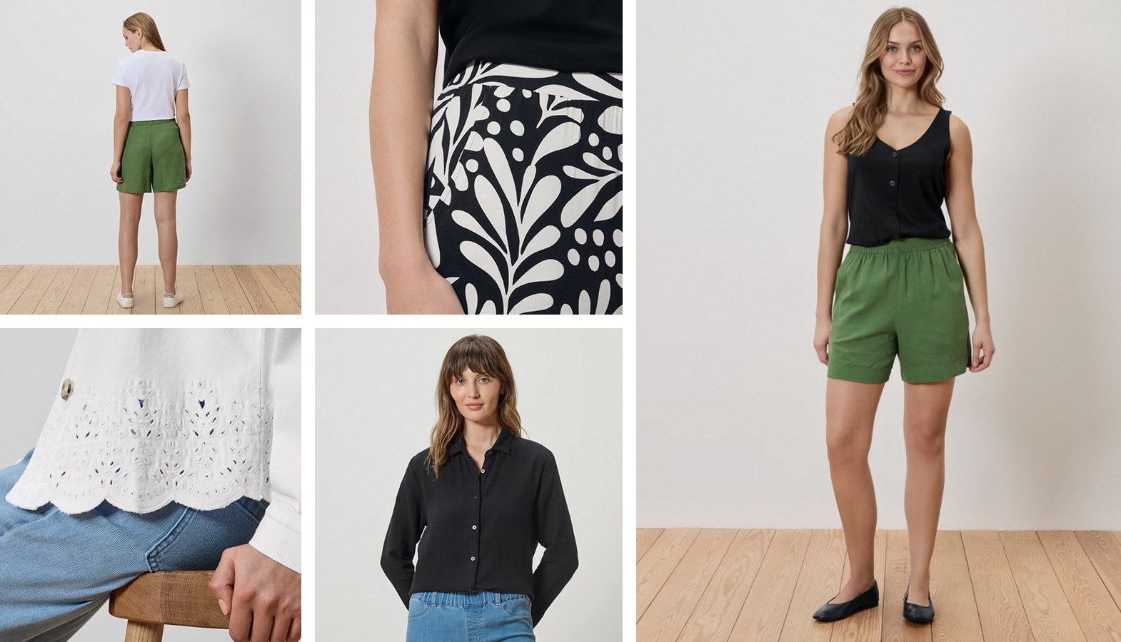 materiály do setů outfitů tchibo